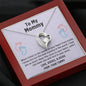 Mom To Be Gift, Forever Love Necklace Gift For Expecting Mom, Mommy To Be Gift Mommy Present From Unborn Baby, Pregnancy Gift