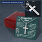 To My Stepped Up Dad Bonus Dad Men Cross Necklace Gift For Stepdad Fathers Day Gift