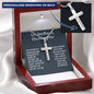 Godmother & Goddaughter Gift Personalized Cross Necklace, Gift for Baptism, Confirmation, Graduation Birthday