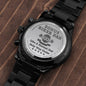 Bonus Biker Dad Men’s Watch Gift For Bonus Dad Father’s Day Gift, Birthday Gift For Biker Stepdad