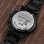 Fisherman Bonus Dad Men’s Watch Gift For Father’s Day, Birthday Gift For Fishing Loving Step Dad From Son