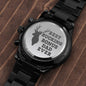 Best Bucking Bonus Dad Men's Watch Gift For Stepdad Father’s Day Gift, Hunting Step Dad Gift