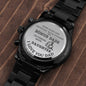 Fisherman Bonus Dad Men's Watch Gift For Father’s Day, Birthday Gift For Fishing Loving Step Dad From Daughter