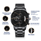 Boyfriend Men’s Watch Gift, Birthday Gift, Anniversary Gift, From Girlfriend To Boyfriend Personalized Gift, Christmas Gift