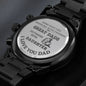 Fisherman Dad Men’s Watch Gift For Father’s Day, Birthday Gift For Fishing Loving Dad From Daughter