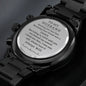 Gift for Husband Men’s Watch, Wedding Anniversary Gift, Birthday Gift, From Wife To Husband Gift, Christmas Gift