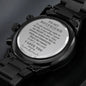Boyfriend Men’s Watch Gift, Birthday Gift, Anniversary Gift, From Girlfriend To Boyfriend Personalized Gift, Christmas Gift