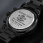 Biker Dad Men’s Watch Gift For Dad Father’s Day Gift, Birthday Gift For Biker Dad