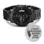 Best Bucking Bonus Dad Men's Watch Gift For Stepdad Father’s Day Gift, Hunting Step Dad Gift