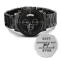 Best Bucking Dad Men's Watch Gift For Father’s Day Gift, Hunting Dad Birthday Gift
