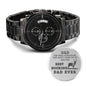 Best Bucking Dad Men's Watch Gift For Birthday, Father’s Day Gift, Hunting Dad Gift