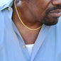 To My Boyfriend Cuban Link Chain, To My Boyfriend On Our First Christmas Together Gift From Girlfriend, Gift For Him