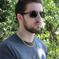 To My Boyfriend Cuban Link Chain, To My Boyfriend On Our First Christmas Together Gift From Girlfriend, Gift For Him