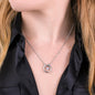 To My Husband's Mom Lucky In Love Necklace, Birthday Gift For Husband's Mom, Meaningful Gift, Retirement Gift For Her, Wedding Anniversary Gift, From Daughter-In-Law.
