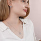 Citizenship Gift Love Knot Necklace and Earrings Set