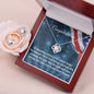 Citizenship Gift Love Knot Necklace and Earrings Set