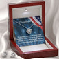 Citizenship Gift Love Knot Necklace and Earrings Set