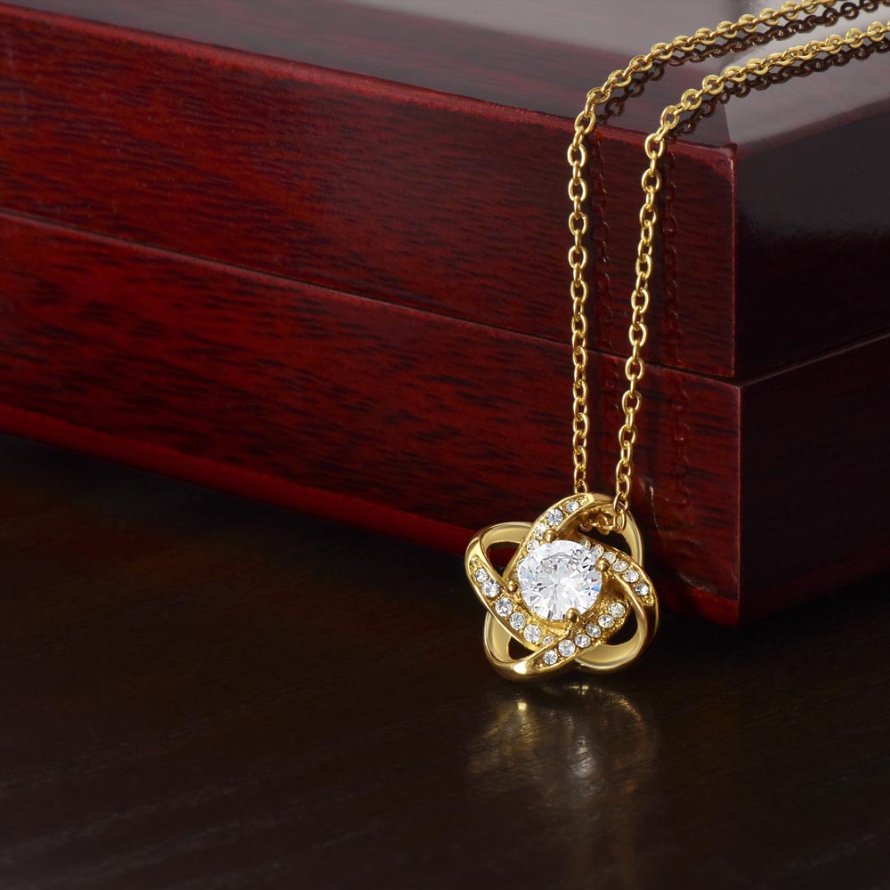To An Amazing New Paralegal Love Knot Necklace, New Paralegal Graduation Gift, Law Grad, Meaningful Gift, Women Jewelry