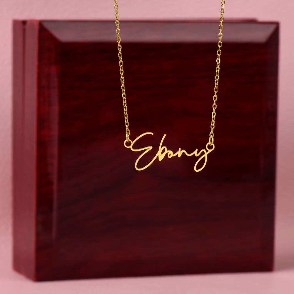 To My Amazing Maid Of Honor Signature Style Necklace, Appreciation Gift For My Maid Of Honor, Wedding Anniversary Gift, Gift From Bride, Meaningful Gift.