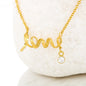 To My Girlfriend Necklace Gift, Scripted Love Necklace For Her Birthday, Anniversary Gift, Gift For Her, Gift For Girlfriend