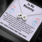 Mom To Be Gift, Infinity Hearts Necklace Gift For Expecting Mom, Pregnancy Gift, Mama Present From Unborn Baby, Baby Shower Gift For Mom to Be