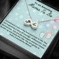 Mama To Be Necklace Gift, Baby Shower Gift Infinity Hearts Necklace for Expecting Moms, Mom to Be, New Mom Gift, Pregnancy gift