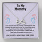 Mom To Be Gift, Infinity Hearts Necklace Gift For Expecting Mom, Pregnancy Gift, Mama Present From Unborn Baby, Mommy To Be Gift