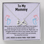 Mom To Be Gift, Infinity Hearts Necklace Gift For Expecting Mom, Pregnancy Gift, Mama Present From Unborn Baby, Baby Shower Gift For Mom to Be