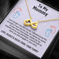 Mom To Be Gift, Infinity Hearts Necklace Gift For Expecting Mom, Pregnancy Gift, Mama Present From Unborn Baby, Mommy To Be Gift