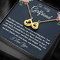To My Girlfriend Necklace Gift, Infinity Hearts Necklace For Her Birthday, Anniversary Gift, Gift For Her, Gift For Girlfriend