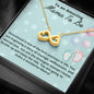 Mama To Be Necklace Gift, Baby Shower Gift Infinity Hearts Necklace for Expecting Moms, Mom to Be, New Mom Gift, Pregnancy gift