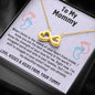 Mom To Be Gift, Infinity Hearts Necklace Gift For Expecting Mom, Pregnancy Gift, Mama Present From Unborn Baby, Baby Shower Gift For Mom to Be