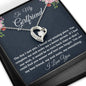 To My Girlfriend Necklace Gift, Forever Love Necklace For Her Birthday, Anniversary Gift, Gift For Her, Gift For Girlfriend