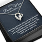 Stepmother Wedding Gift from Bride, Forever Love Necklace, Bonus Mom Gift, To Stepmom of the Bride Gift, Wedding Jewelry for Stepmom
