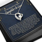 Future Daughter-In-Law Gift on Wedding Day, Forever Love Necklace, Bride Gift from Mother in Law, Bonus Daughter, Daughter in Love Jewelry