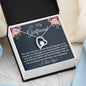 To My Girlfriend Necklace Gift, Forever Love Necklace For Her Birthday, Anniversary Gift, Gift For Her, Gift For Girlfriend