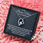 Stepmother Wedding Gift from Bride, Forever Love Necklace, Bonus Mom Gift, To Stepmom of the Bride Gift, Wedding Jewelry for Stepmom