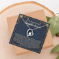 Future Daughter-In-Law Gift on Wedding Day, Forever Love Necklace, Bride Gift from Mother in Law, Bonus Daughter, Daughter in Love Jewelry