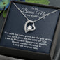 Stepmother Wedding Gift from Bride, Forever Love Necklace, Bonus Mom Gift, To Stepmom of the Bride Gift, Wedding Jewelry for Stepmom