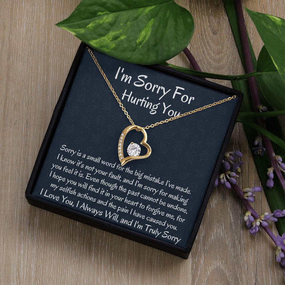 To My Lovely Wife, Forever Love Necklace, Birthday Gift For Her, Christmas Gift