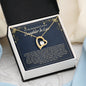 Future Daughter-In-Law Gift on Wedding Day, Forever Love Necklace, Bride Gift from Mother in Law, Bonus Daughter, Daughter in Love Jewelry