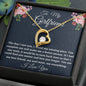 To My Girlfriend Necklace Gift, Forever Love Necklace For Her Birthday, Anniversary Gift, Gift For Her, Gift For Girlfriend