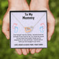 Mom To Be Gift, Two Hearts Necklace Gift For Expecting Mom, Pregnancy Gift, Mama Present From Unborn Baby, Mommy To Be Gift