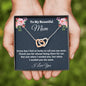 Gift for Mom, Birthday Gift for Mom, Two Hearts Necklace, Present From Daughter to Mother Christmas Gift From Son