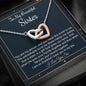 To My Sister Necklace Gift, Two Hearts Necklace, Birthday Gift For A Sister, Christmas Gift, Gift For Soul Sister, My Best Friend