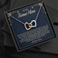Gift For Bonus Mom, Two Hearts Necklace For Mother In Law, Stepmom Gift, Christmas Gift, Birthday Gift From Stepdaughter or Stepson