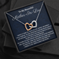 Mother-In Law Gift, Two Hearts Necklace, To My Husbands Mom Gift, Mother's Day Gift, Christmas Gift for Husband’s Mom