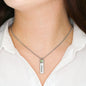 To My Niece Birthstone Name Necklace, Birthday Gift, Christmas Present From Aunt To Niece, Always Know Your Self Worth Birthstone Name Necklace