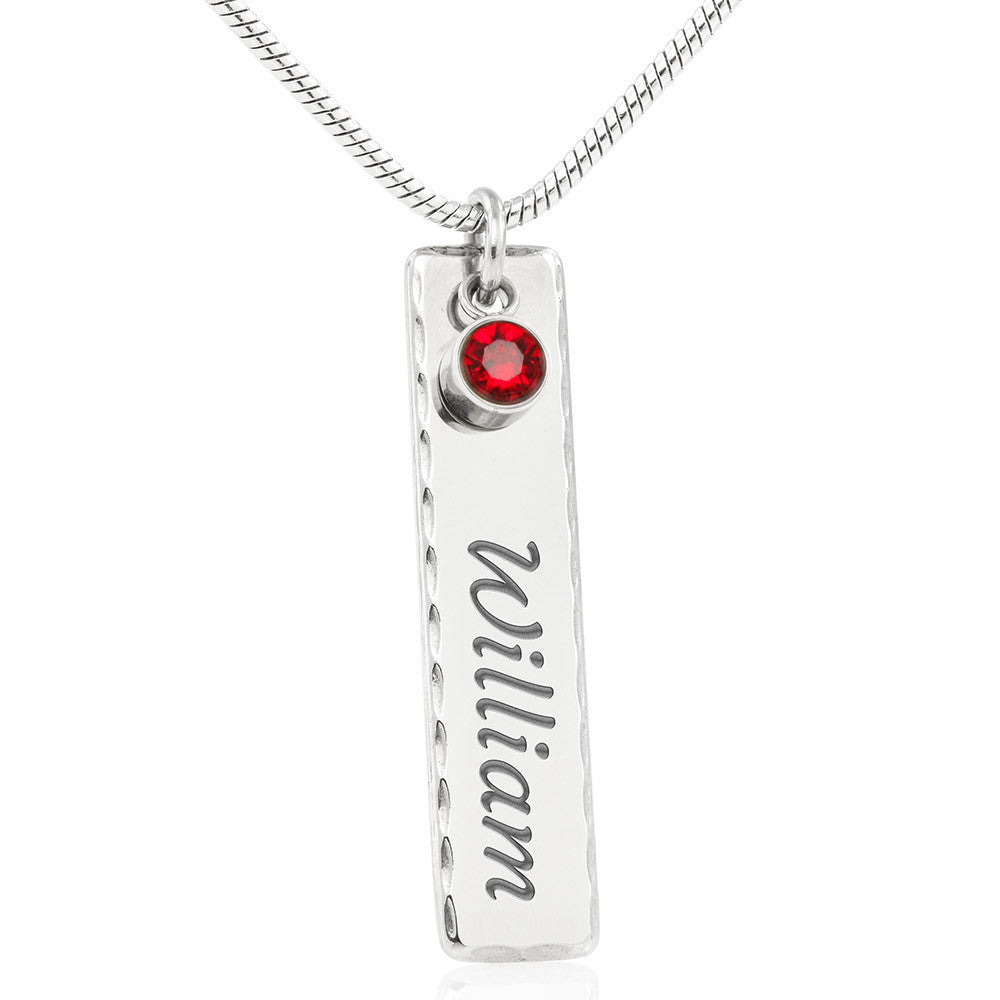 Custom 18 year old Birthstone Necklace