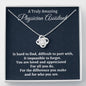 Physician Assistant Gift, Appreciation Gift For A Physician Assistant, Love Knot Necklace, Personalized Physician Assistant Gift, Jewelry Gift For Women